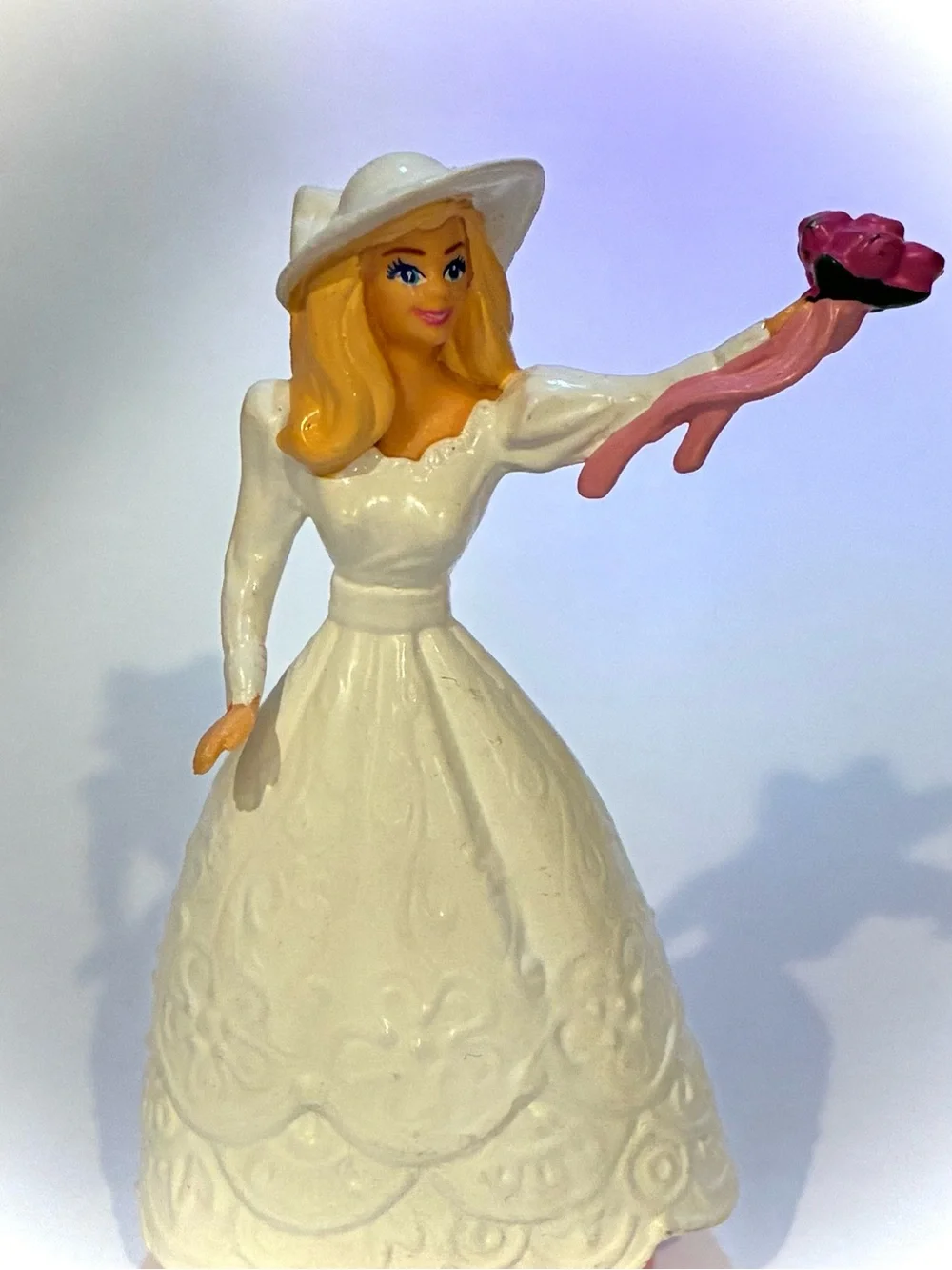 Vintage Barbie Bride Figure, PVC, by Applause, 1990